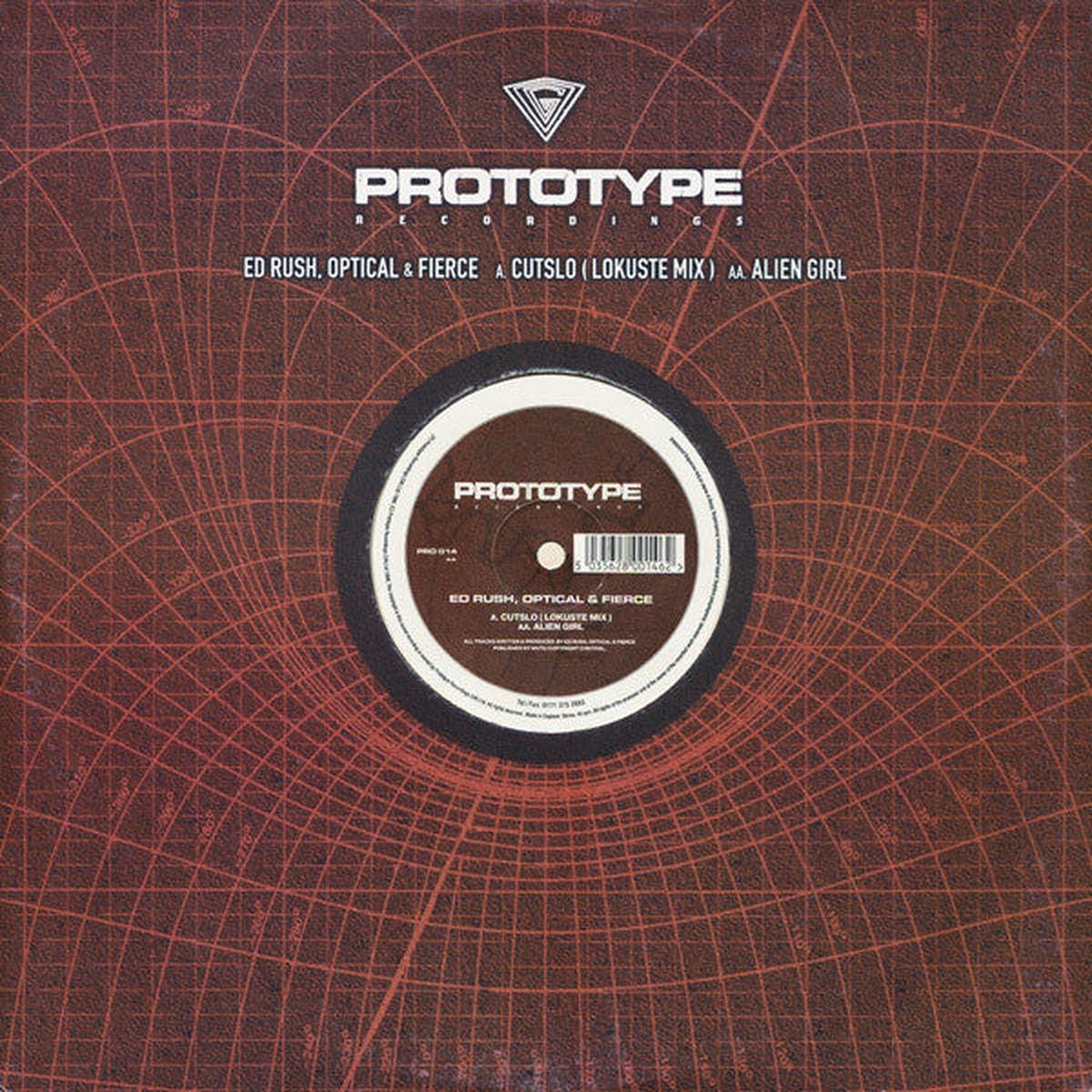 Ed Rush, Optical & Fierce  Cutslo (Lokuste Mix) / Alien Girl 12"