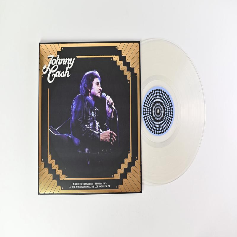 Johnny Cash - A Night To Remember on Third Man Records - Clear Vinyl