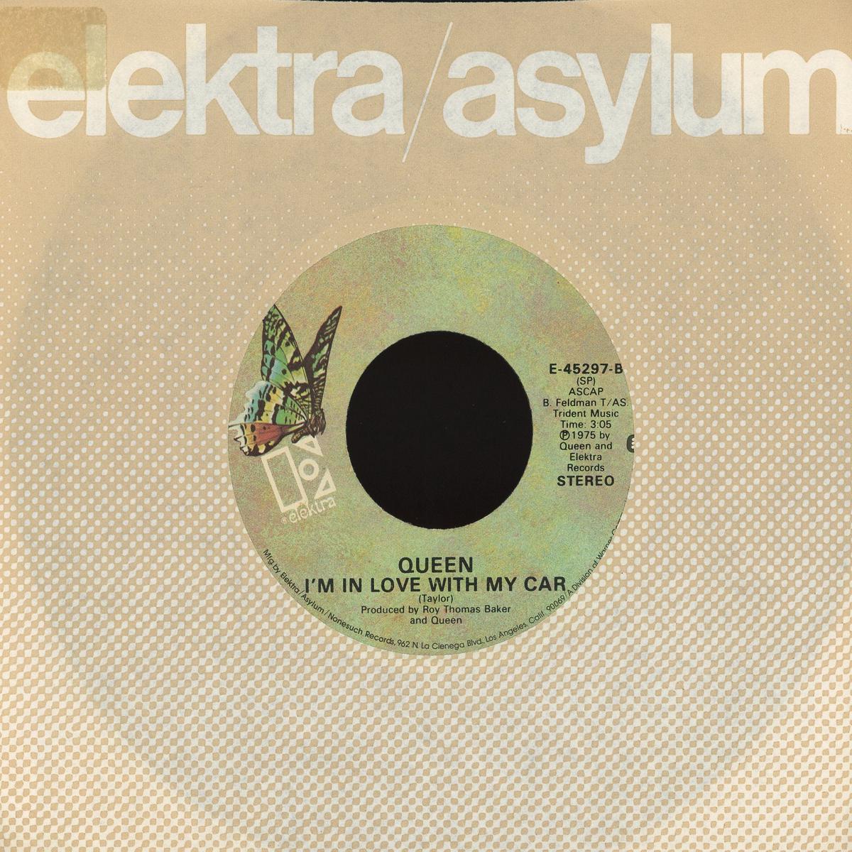 Queen - Bohemian Rhapsody Im In Love With My Car on Elektra Rock 45