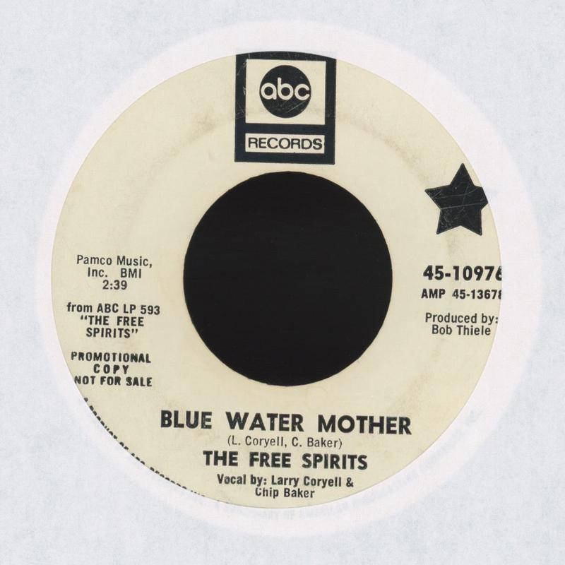 The Free Spirits - Blue Water Mother on ABC Promo Psych Rock 45