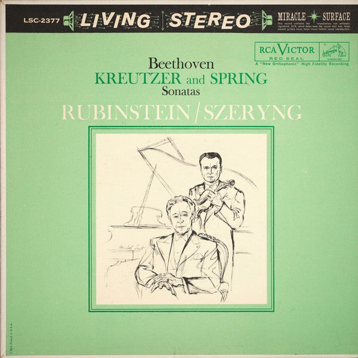 Beethoven / Rubinstein / Szeryng Kreutzer And Spring Sonatas LP