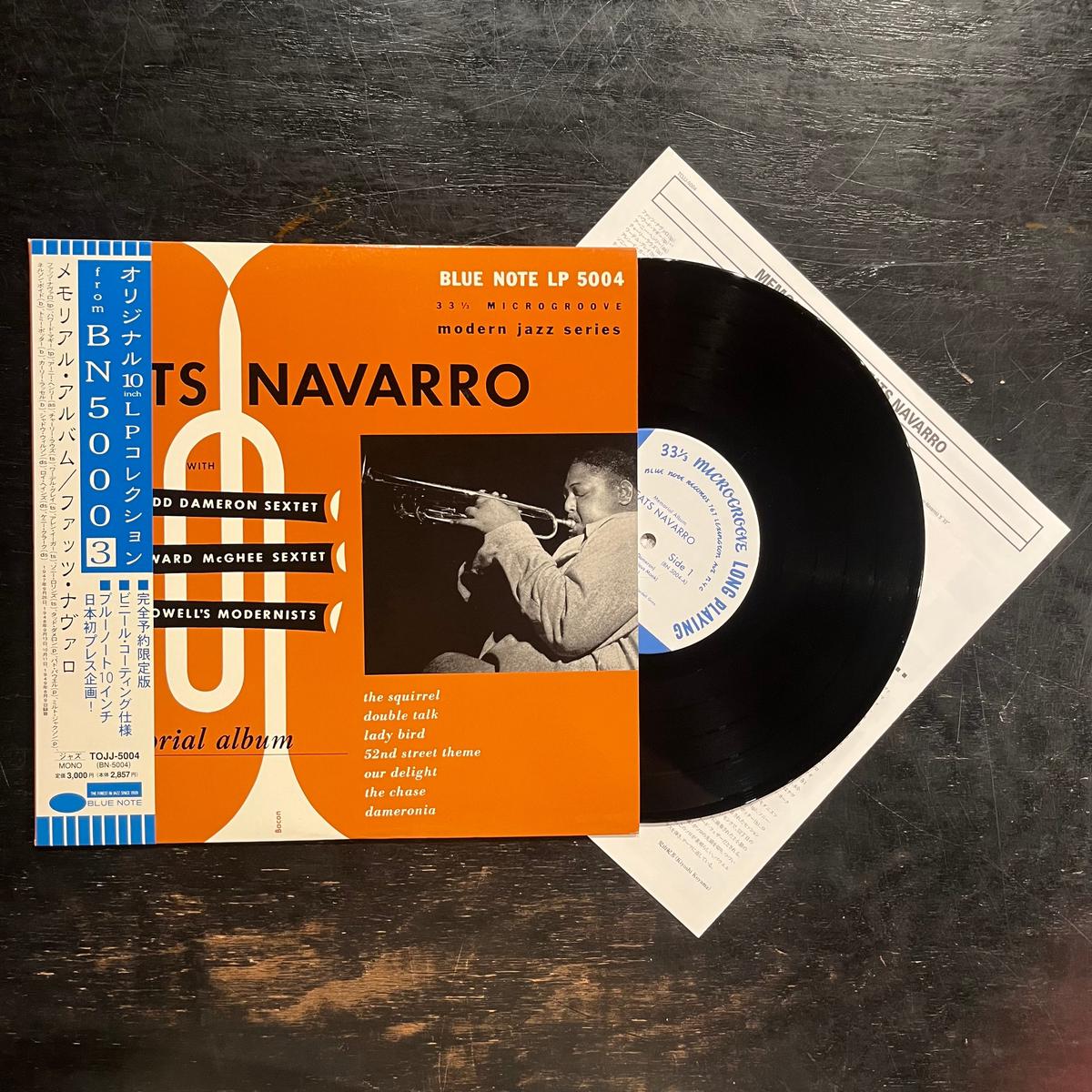 FATS NAVARRO - MEMORIAL (USED 1999 JAPANESE MONO RE 10")(OIS)