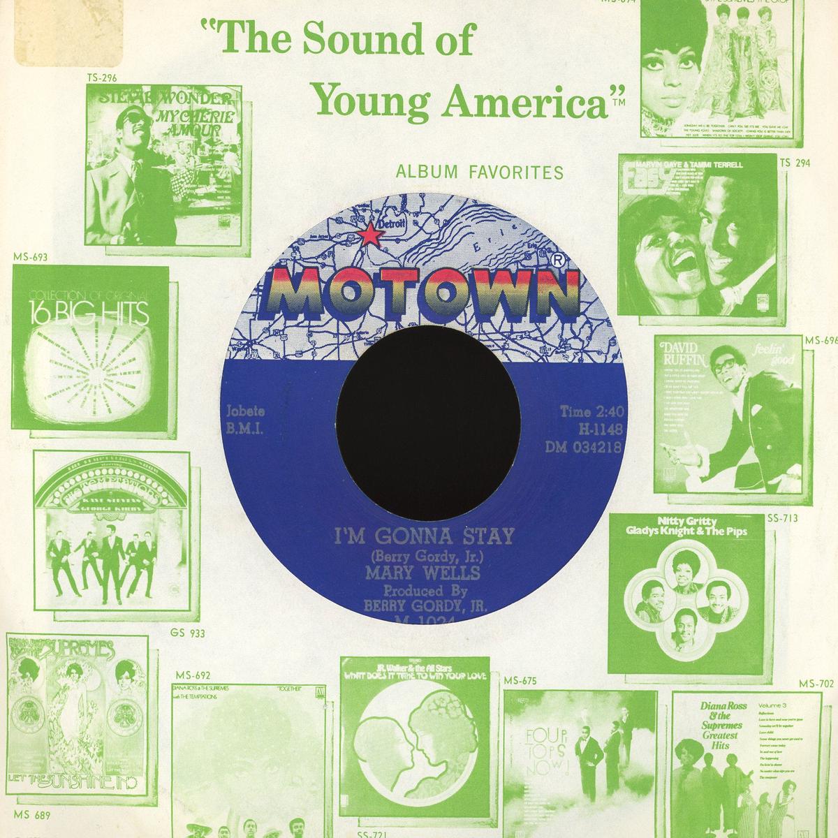 Mary Wells - The One Who Really Loves You Im Gonna Stay on Motown Soul 45