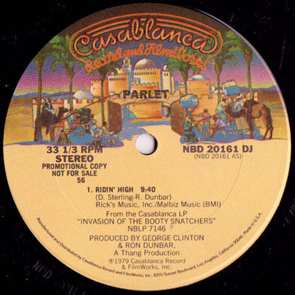 Parlet Ridin' High 12" LP