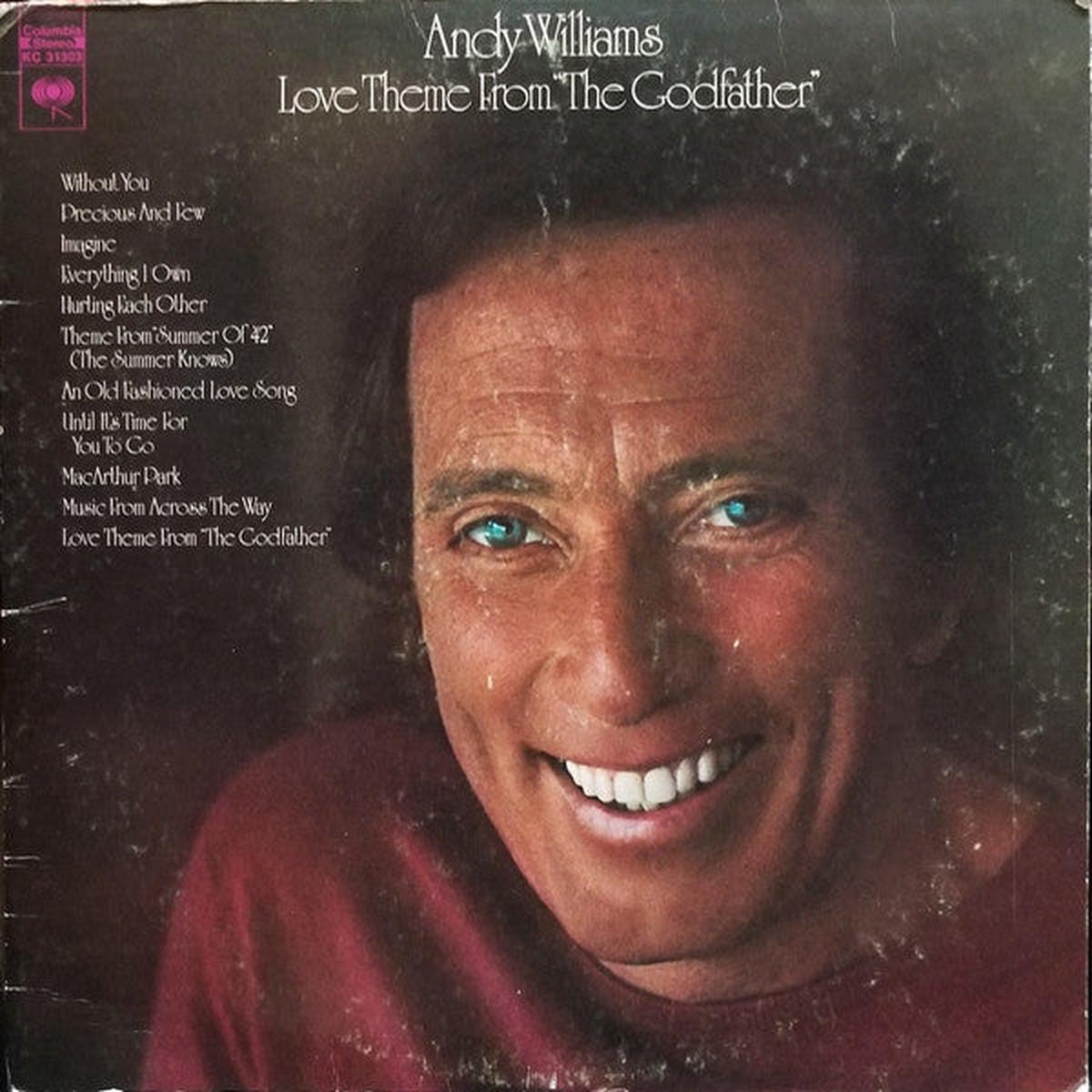 Andy Williams  Love Theme From "The Godfather" LP