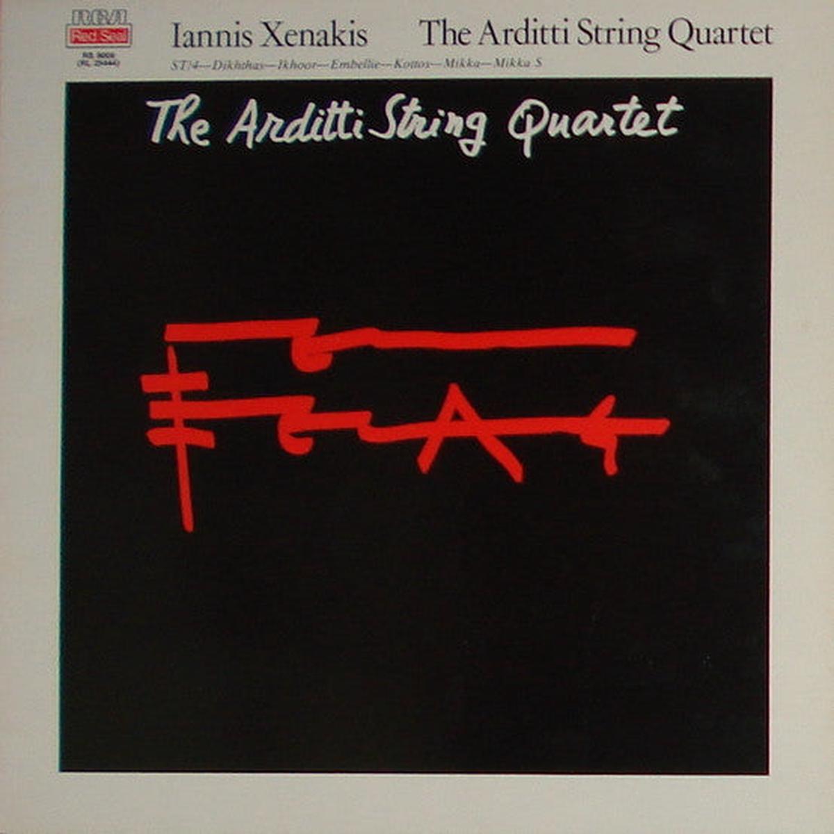 Iannis Xenakis, The Arditti String Quartet  ST/4 LP