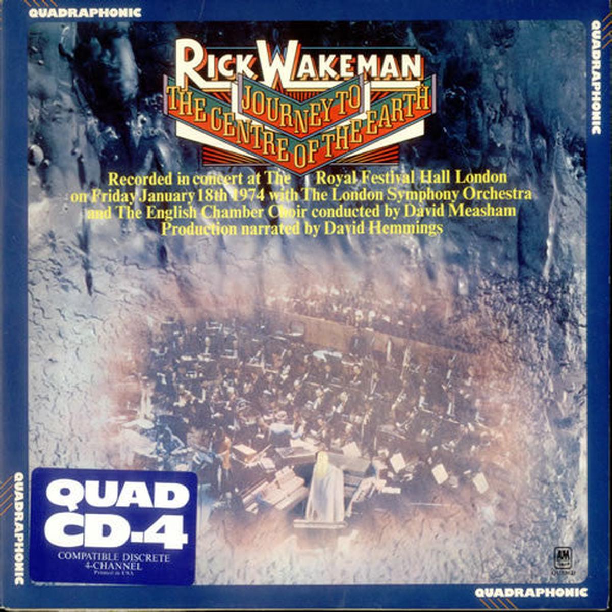 Rick Wakeman Journey To The Centre Of The Earth (Quadraphonic) LP