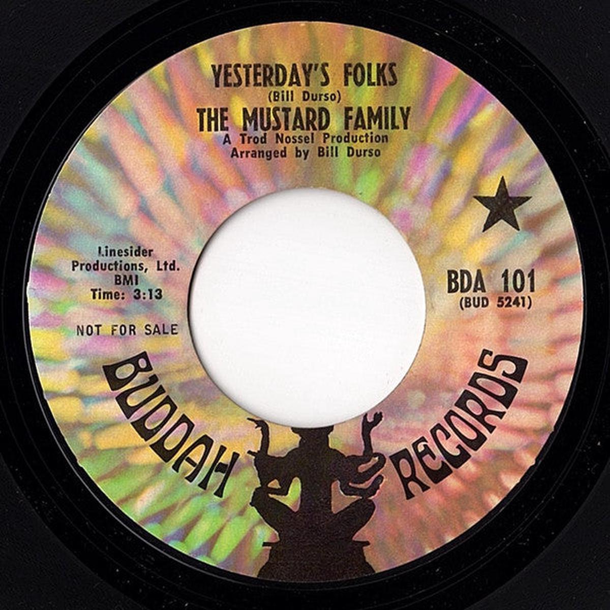 The Mustard Family Yesterday's Folks / African Sunshine 7"