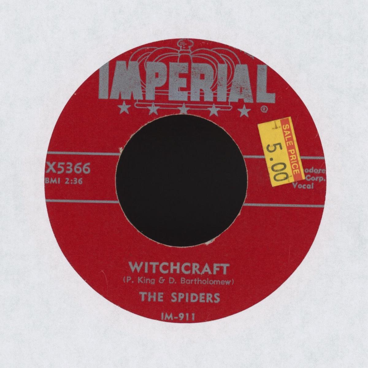 The Spiders - Witchcraft Is It True on Imperial RB Doo Wop 45