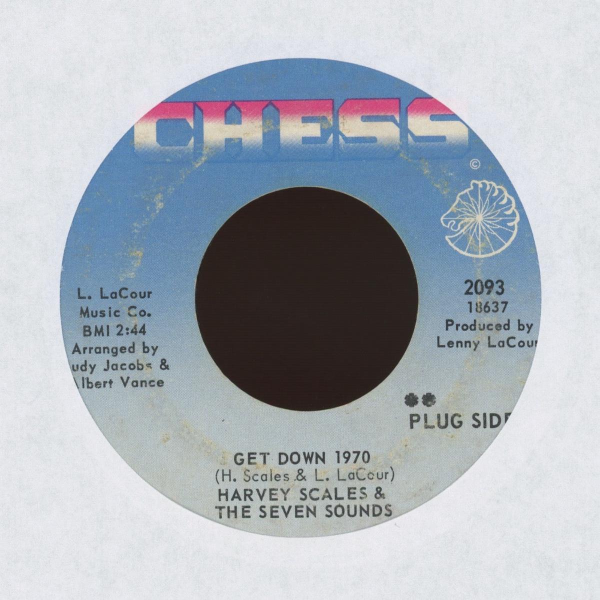 Harvey Scales The Seven Sounds - Get Down 1970 on Chess Promo Funk 45
