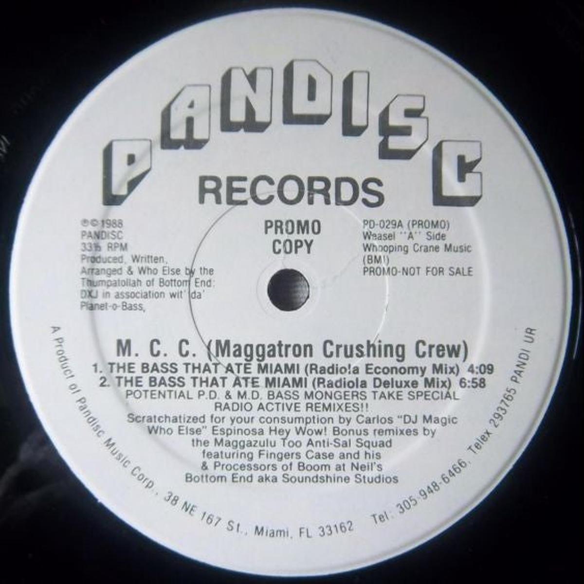 Maggotron Crushing Crew - The Bass That Ate Miami