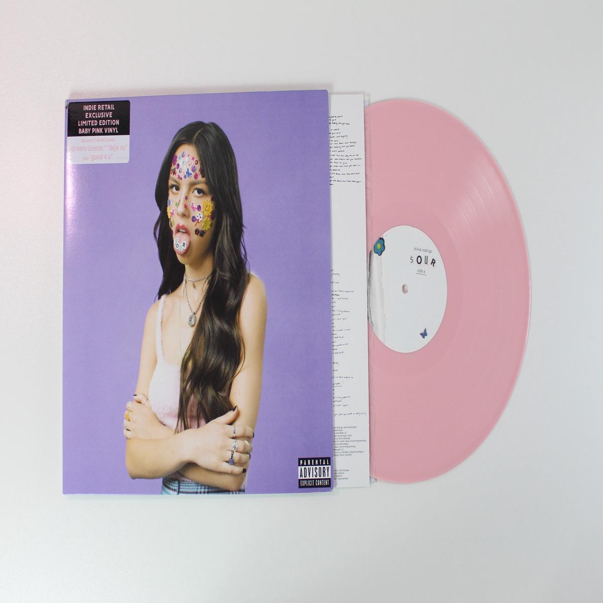Olivia Rodrigo - Sour Ltd. Baby Pink Vinyl on Geffen Records