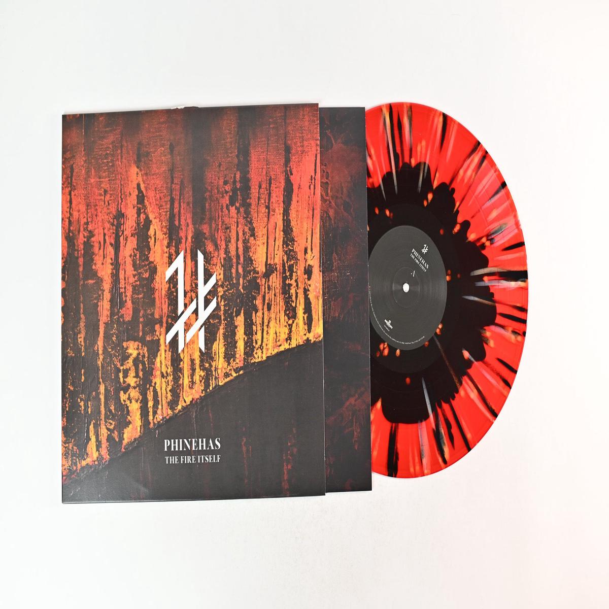 Phinehas - The Fire Itself on Solid State Ltd Red w Black Middle and Yellow Splatter