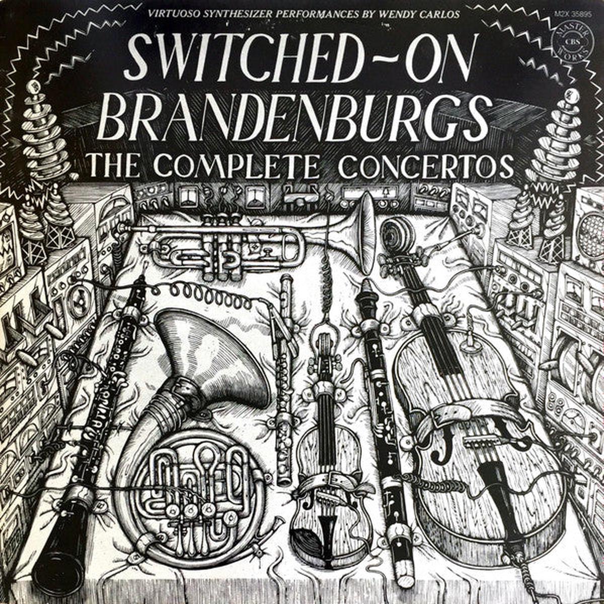 Wendy Carlos Switched-On Brandenburgs (The Complete Concertos) 2LP
