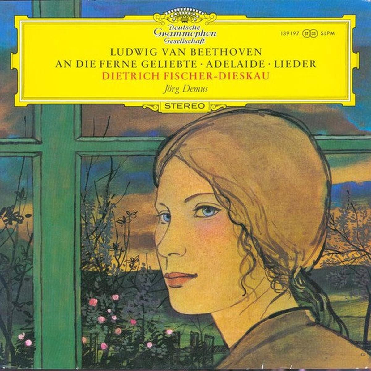Beethoven / Dietrich Fischer-Dieskau / Jrg Demus An Die Ferne Geliebte Adelaide Lieder LP