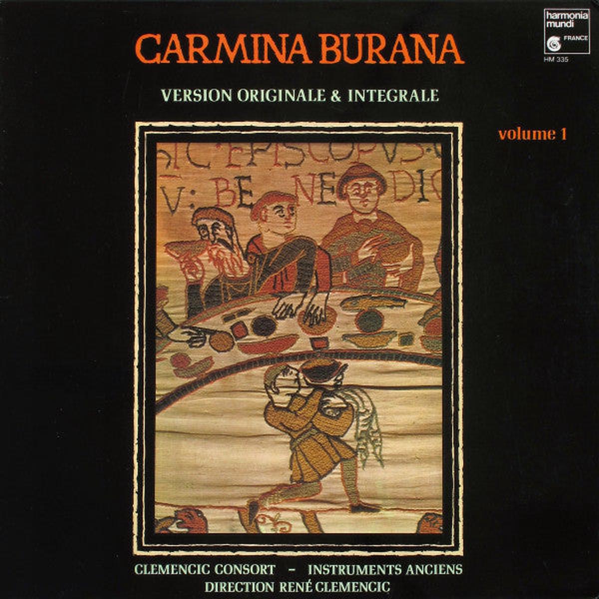 Clemencic Consort, Ren Clemencic Carmina Burana (Version Originale & Integrale - Volume 1) LP