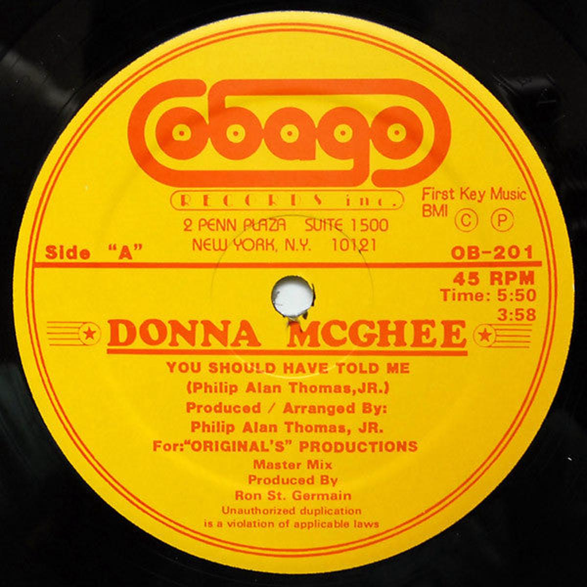 Donna McGhee - You Should Have Told Me