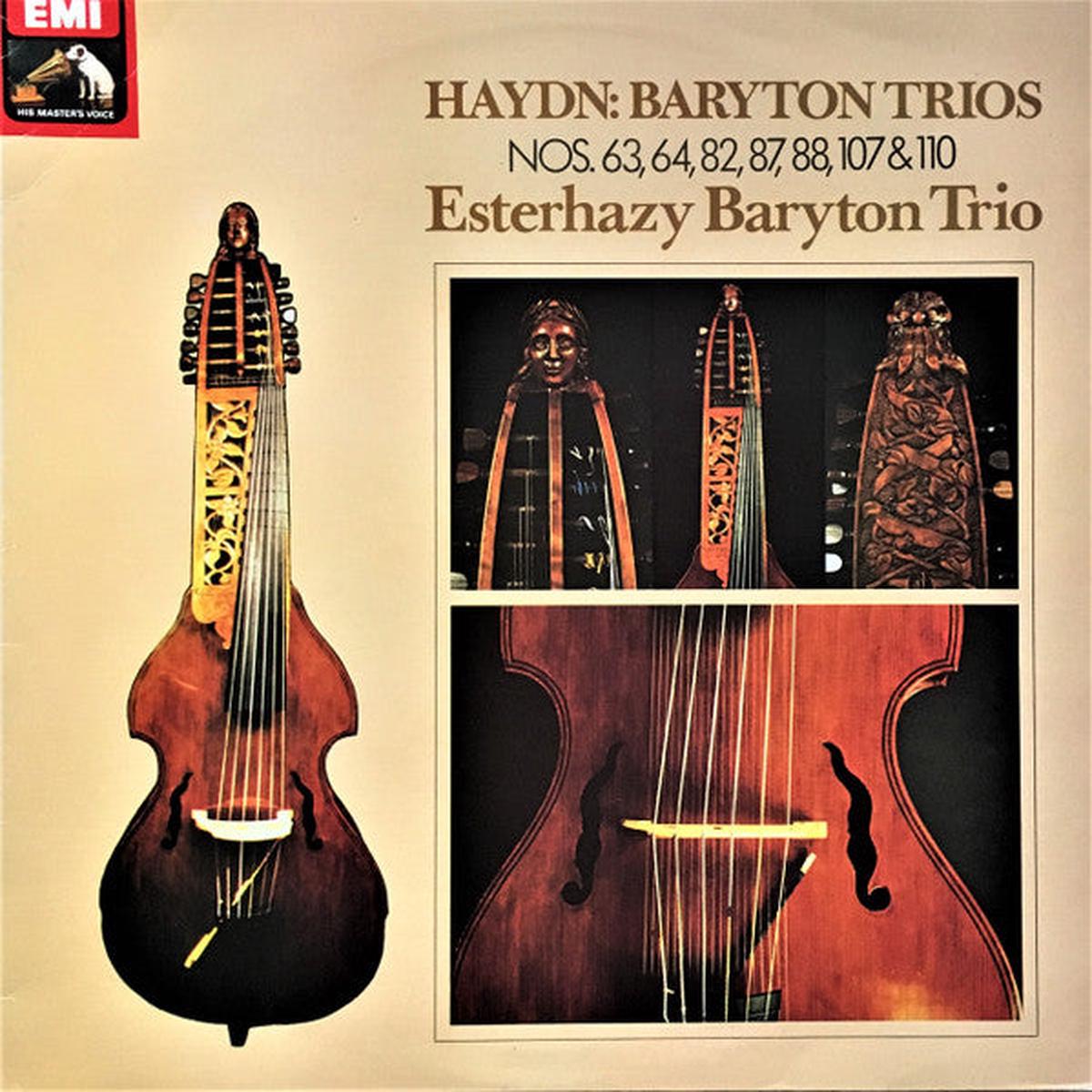 Haydn, Esterhazy Baryton Trio Baryton Trios Nos. 63, 64, 82, 87, 88, 107 & 110 LP