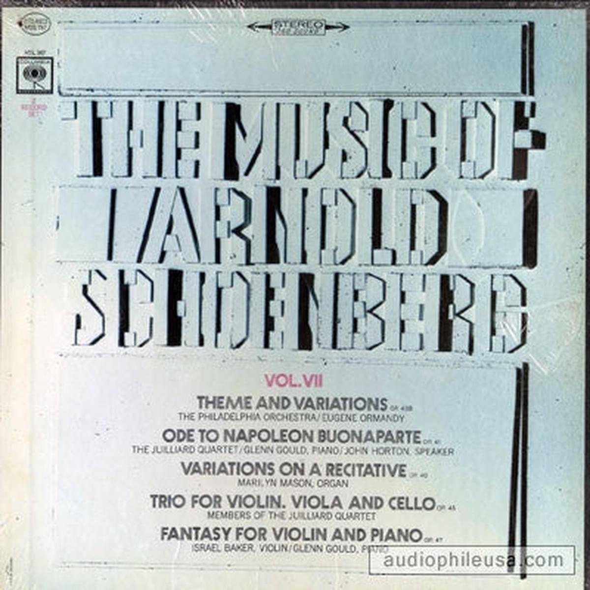 Schoenberg / Robert Craft - The Music of Arnold Schoenberg Volume VII (2 LP)