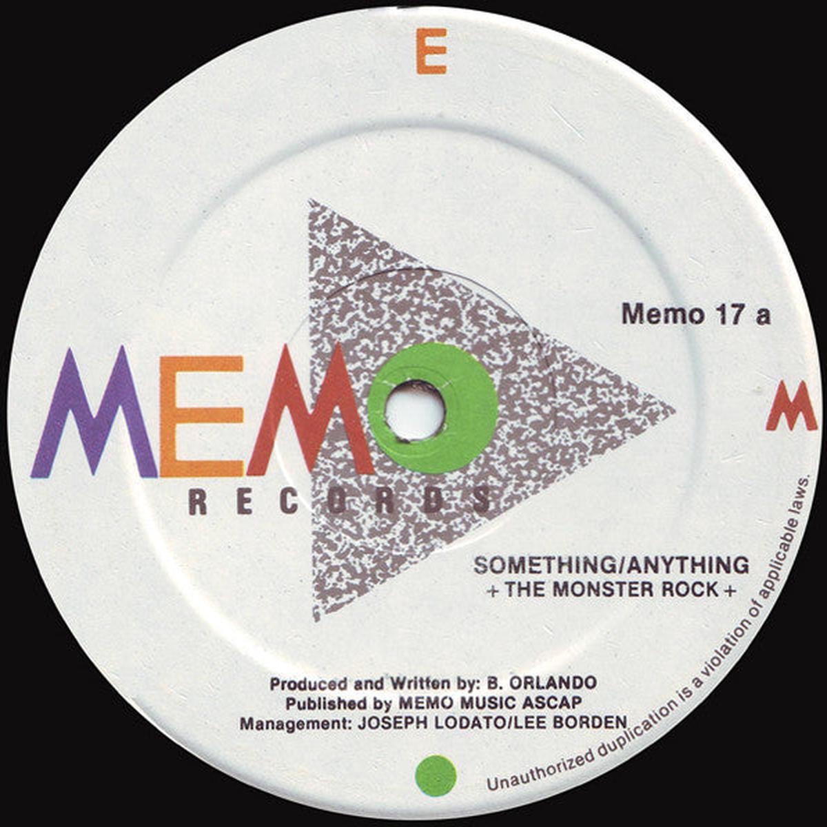 Something/Anything The Monster Rock 12"
