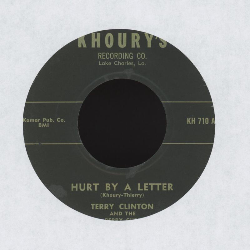 Terry Clinton - Hurt By A Letter on Khoury's R&B Doo Wop 45