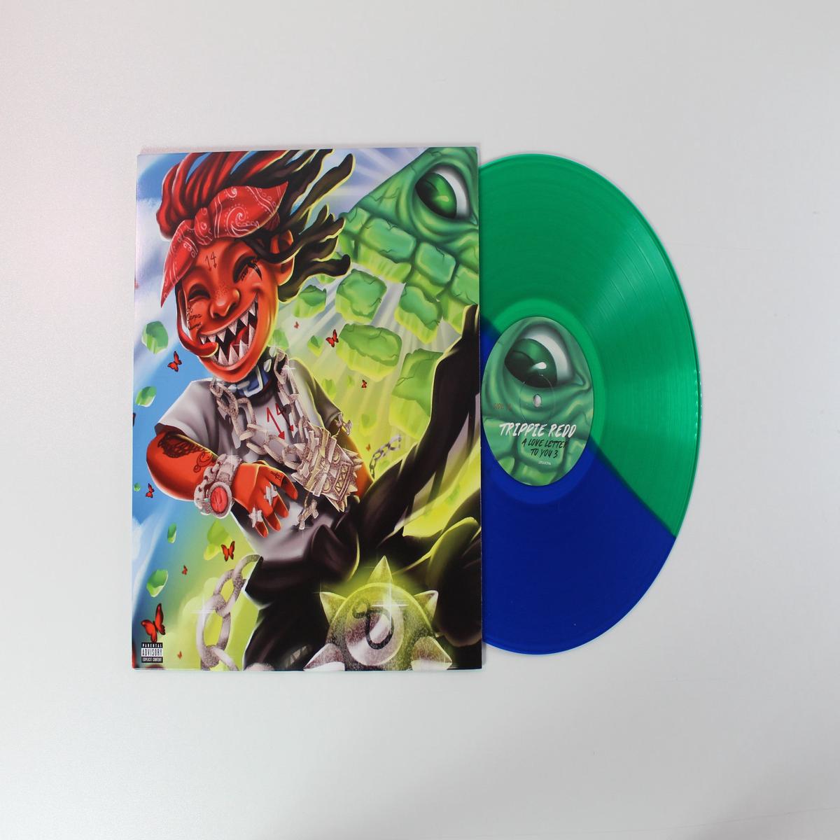 Trippie Redd - A Love Letter To You 3 on TenThousand Projects Ltd Blue Green Split