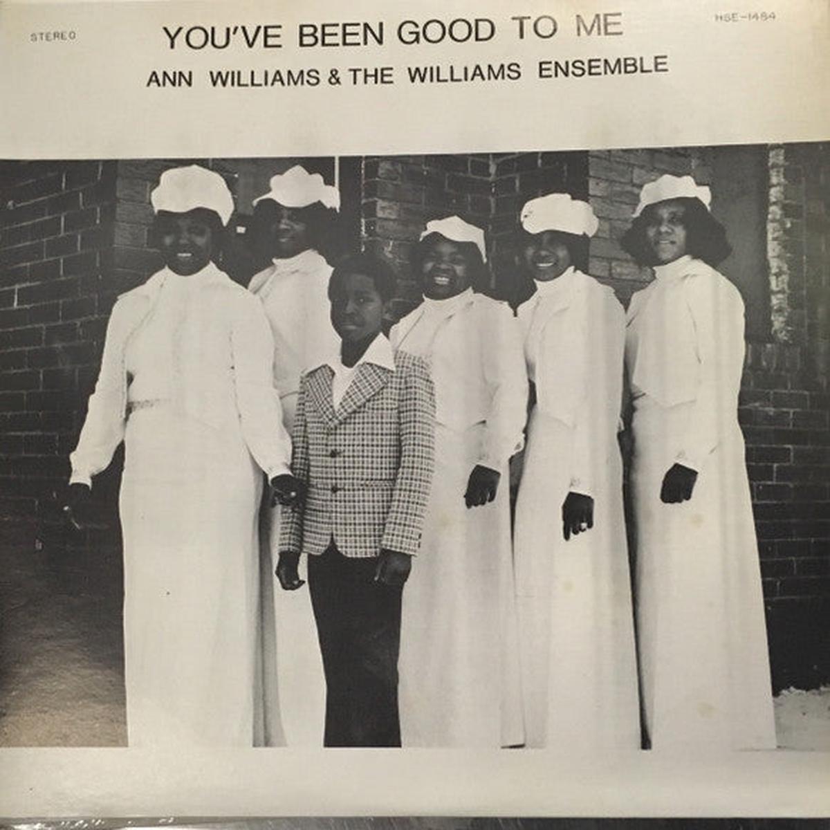 Ann Williams And The Williams Ensemble You've Been Good To Me LP