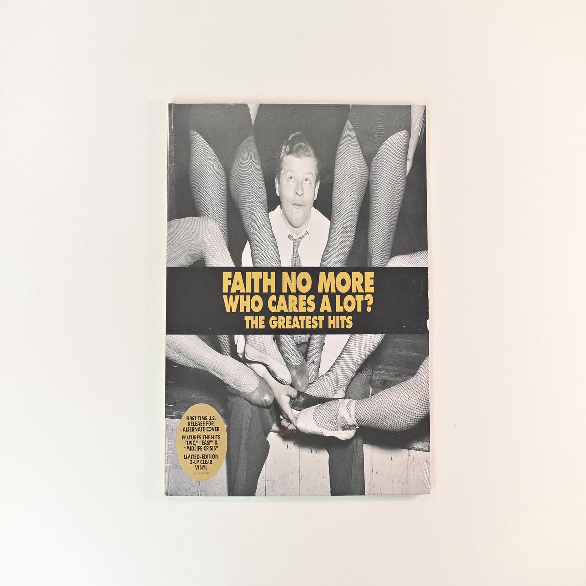Faith No More - Who Cares A Lot The Greatest Hits on Slash Ltd Clear Vinyl Reissue Sealed