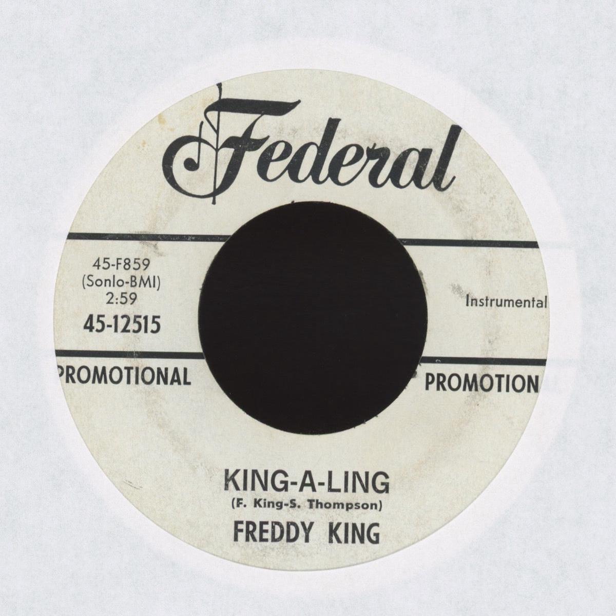 Freddie King - King-A-Ling on Federal Promo RB 45