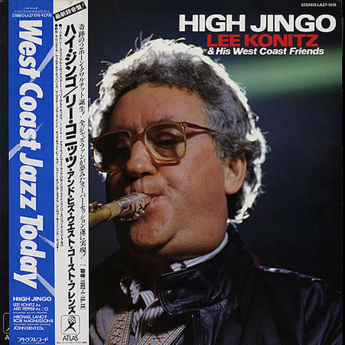 Lee Konitz & His West Coast Friends  High Jingo (Japanese Pressing) LP