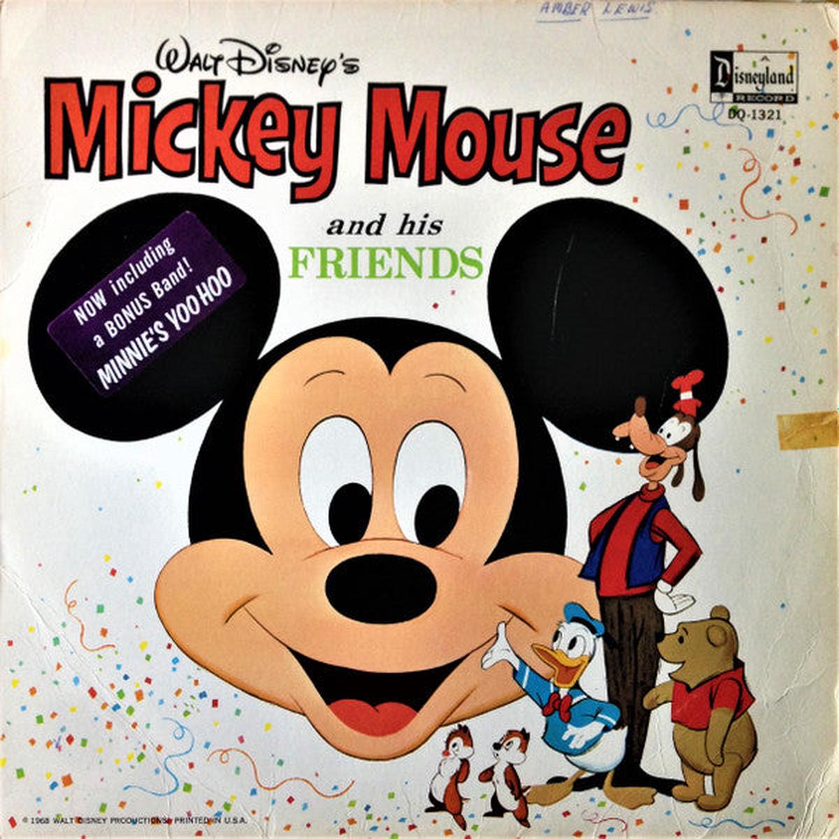 Mickey Mouse Mickey Mouse And His Friends LP