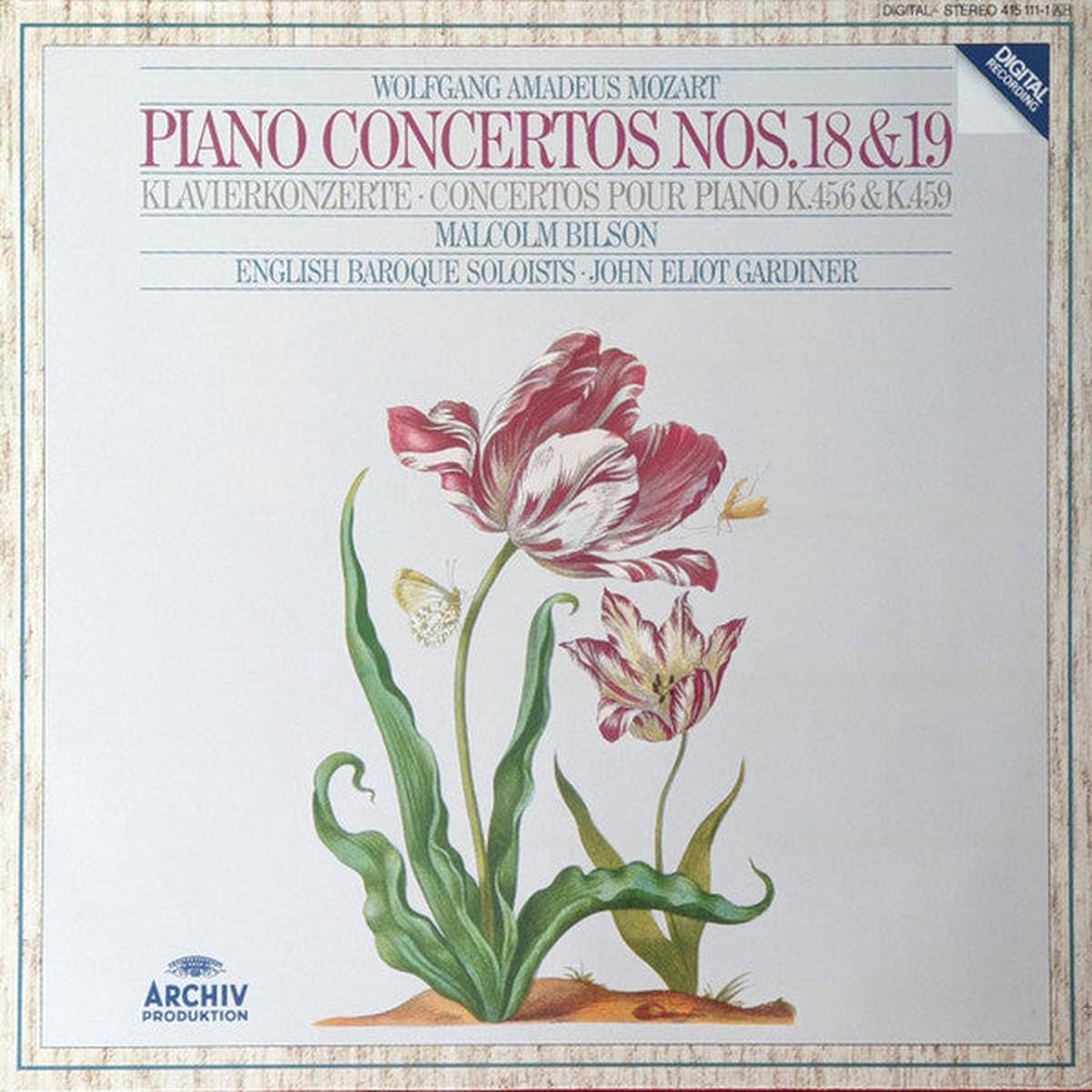 Mozart / Malcolm Bilson  Piano Concertos Nos. 18 & 19 LP