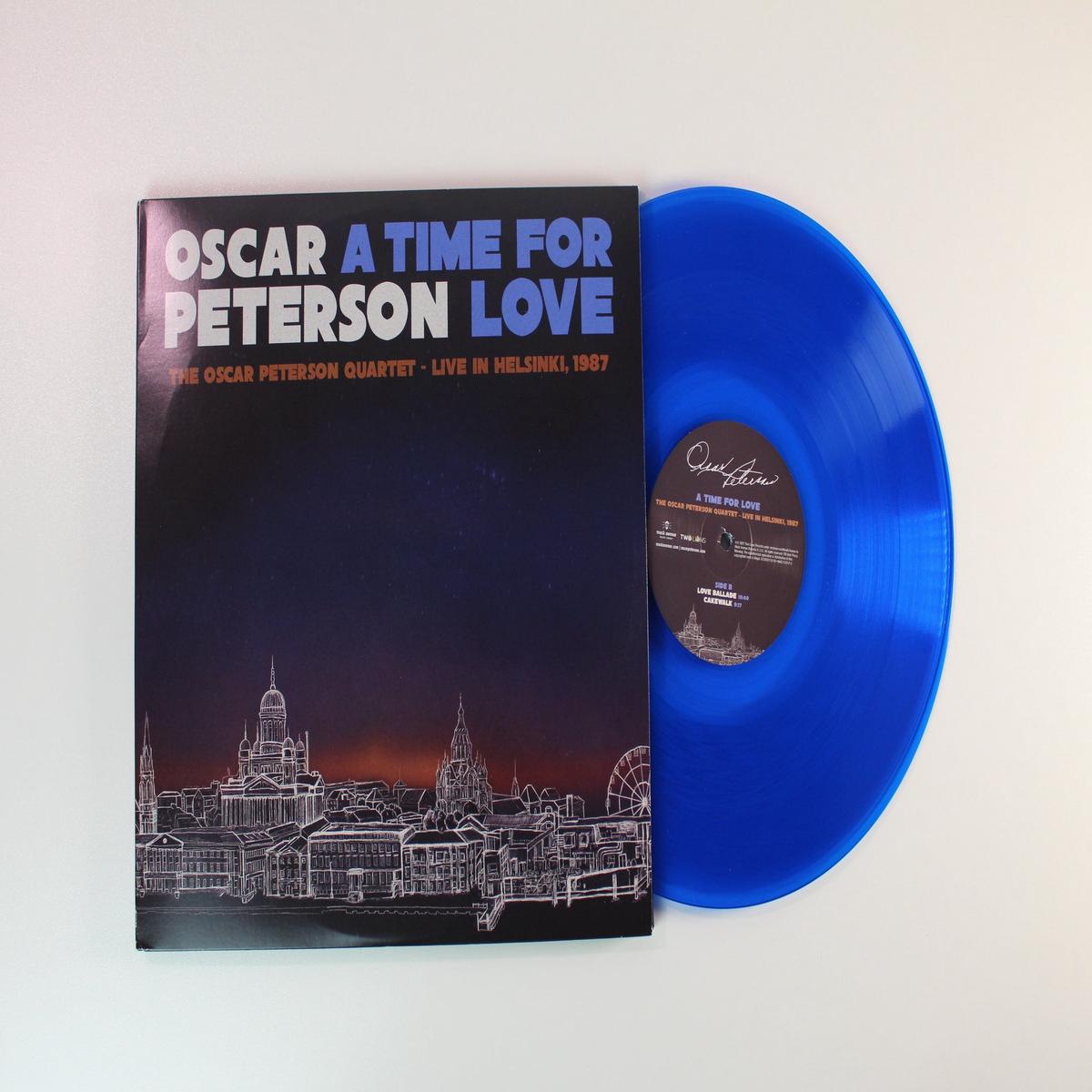 Oscar Peterson - A Time For Love The Oscar Peterson Quartet - Live In Helsinki 1987 on Mack Avenue RSD BF 2021 Translucent Blue Vinyl