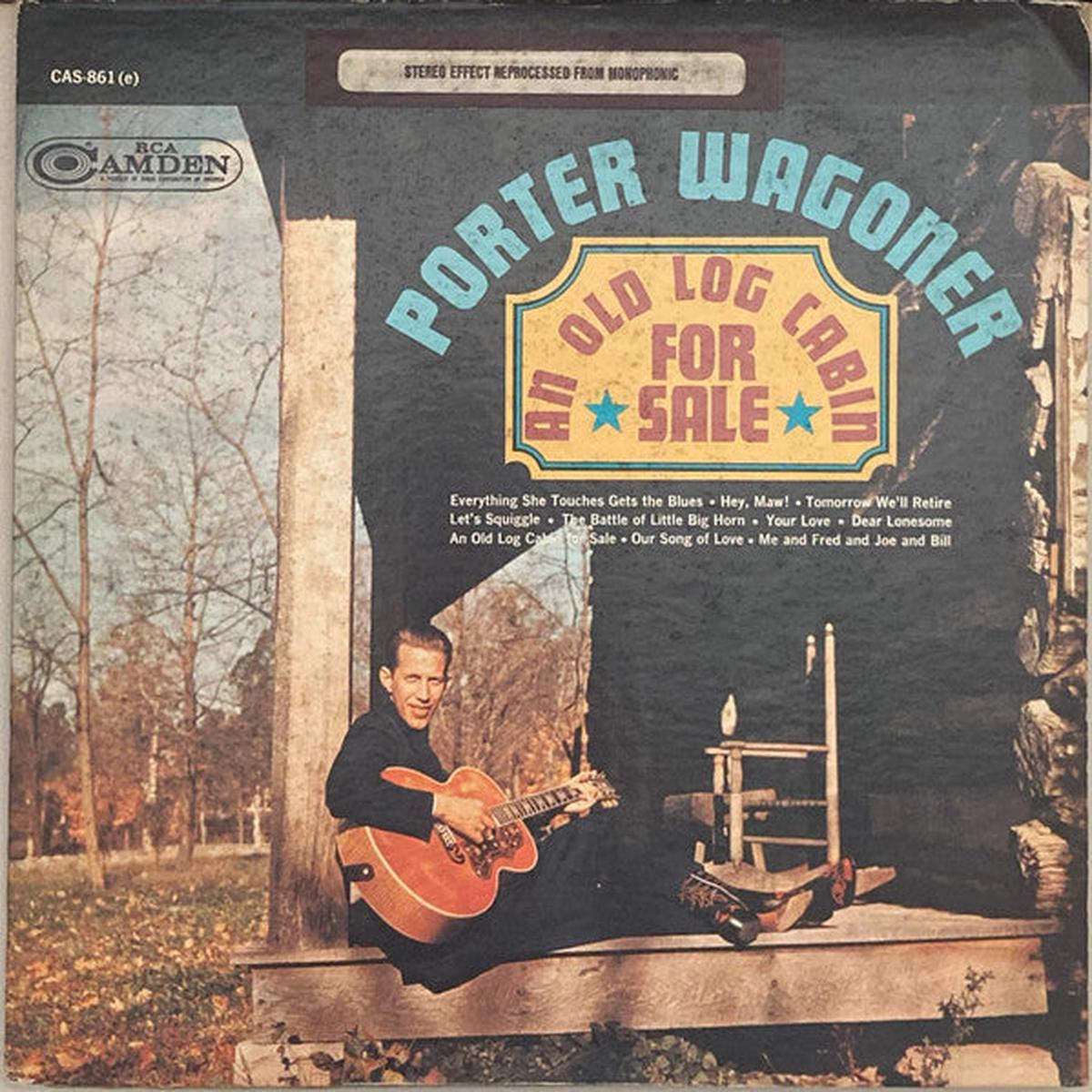 Porter Wagoner  An Old Log Cabin For Sale LP