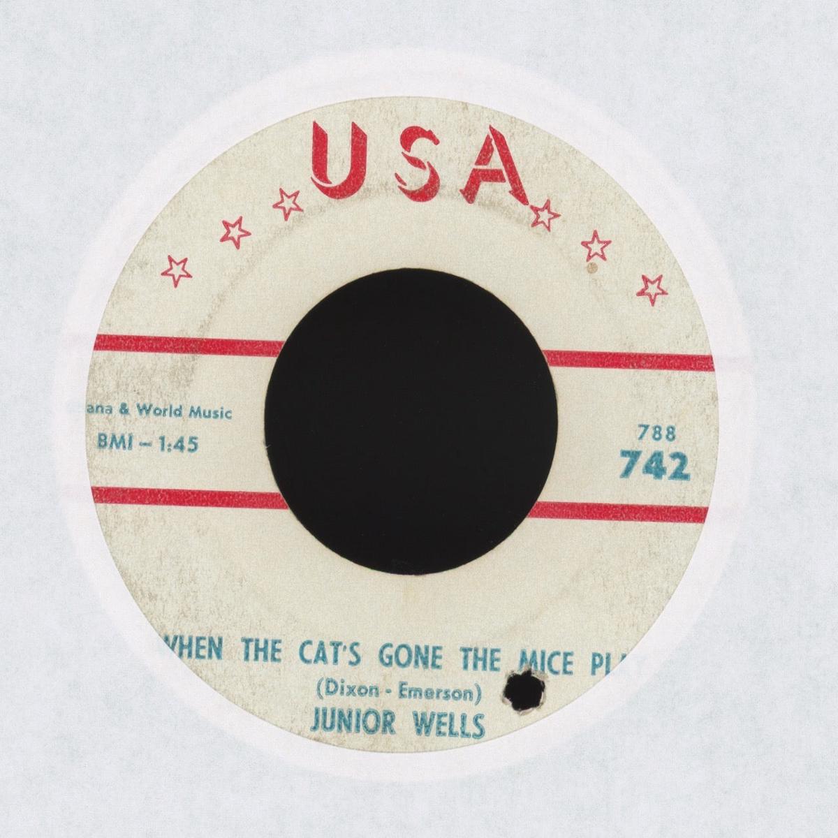 Junior Wells - When The Cats Gone The Mice Play on USA RB 45