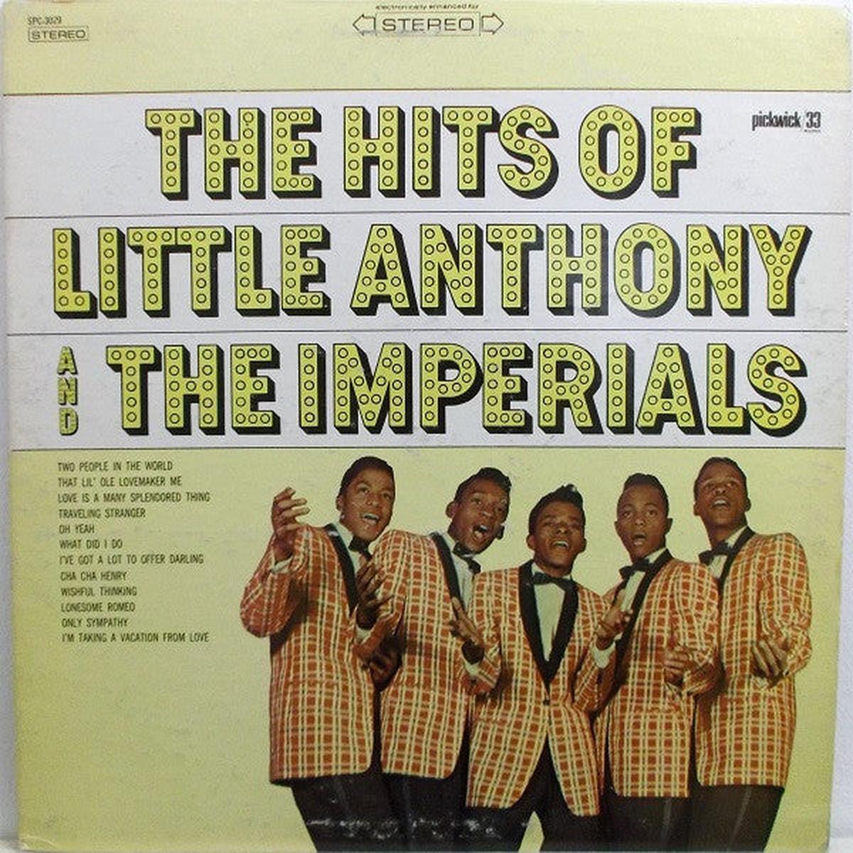 Little Anthony & The Imperials The Hits Of Little Anthony And The Imperials LP
