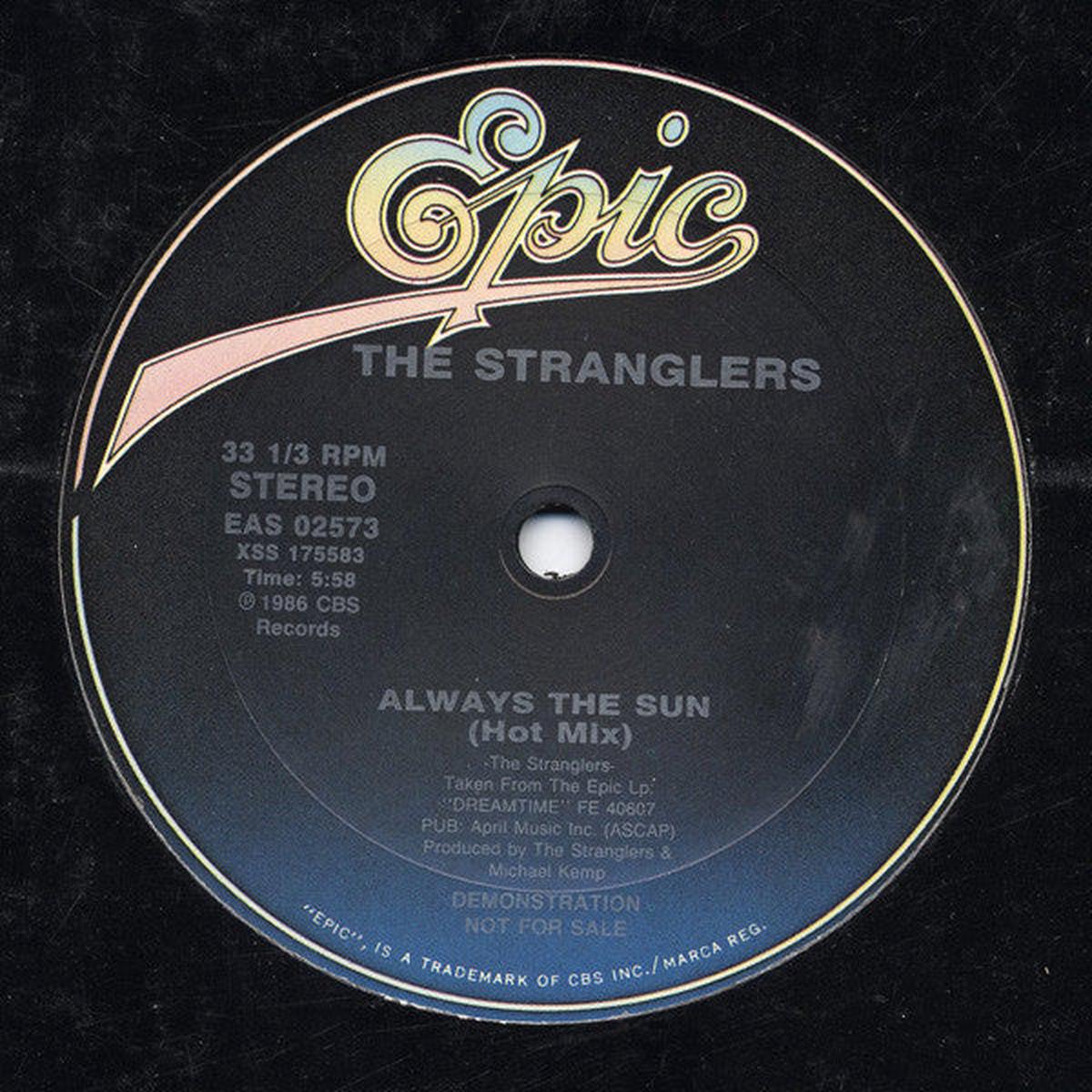 The Stranglers Always The Sun 12"