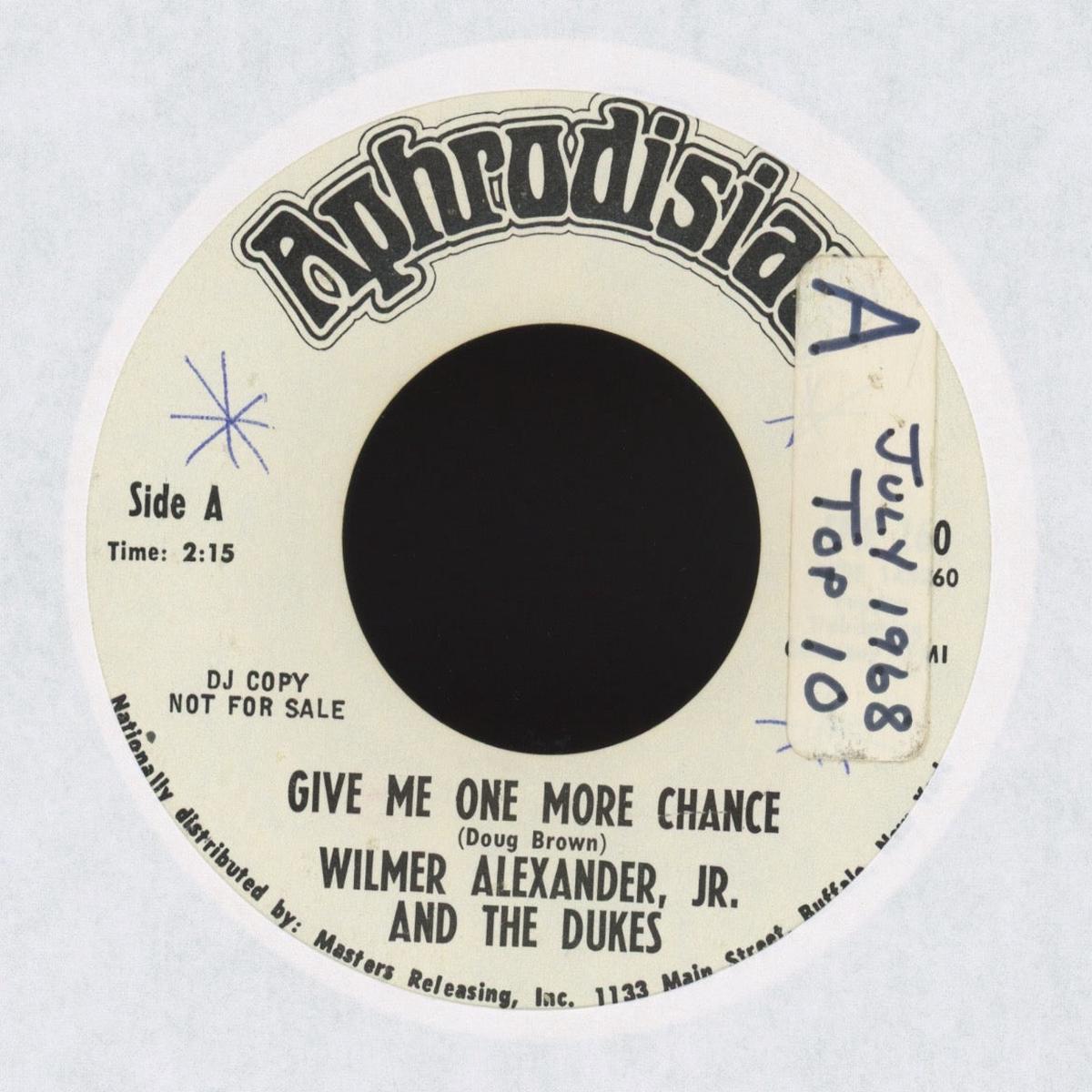 Wilmer The Dukes - Give Me One More Chance on Aphrodisiac Promo Northern Soul 45