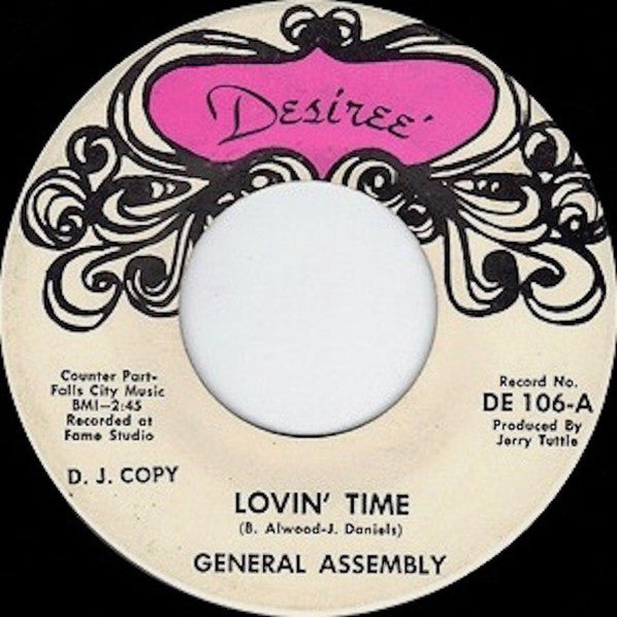 General Assembly Lovin' Time / Sensitive Mind Promo 7"