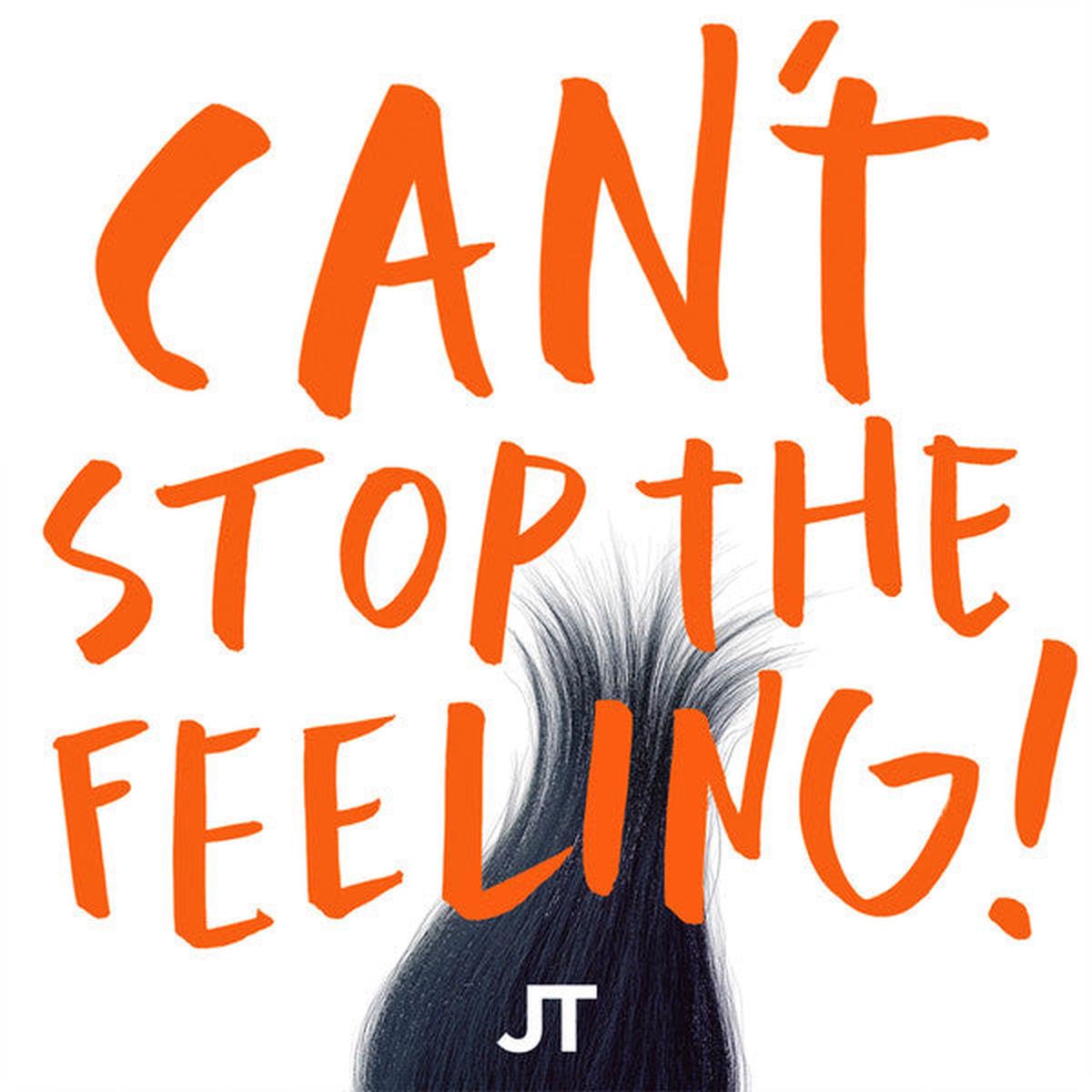 Justin Timberlake Can't Stop The Feeling! (Translucent Orange) 12"