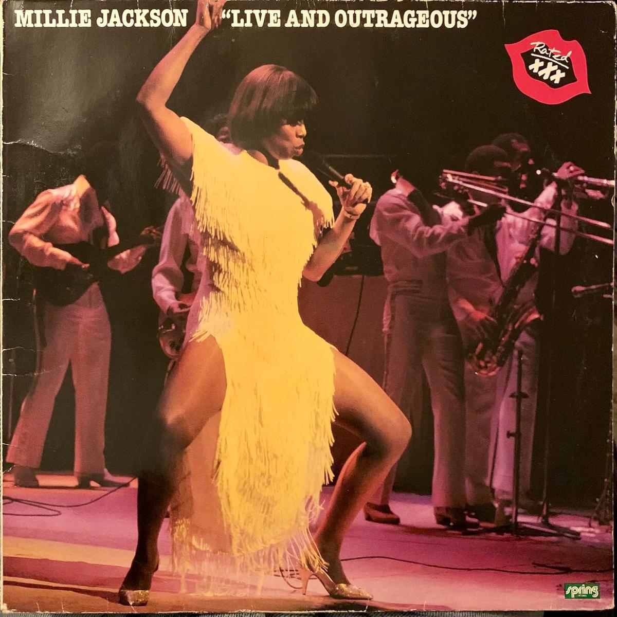 Millie Jackson "Live And Outrageous" (Rated XXX) LP