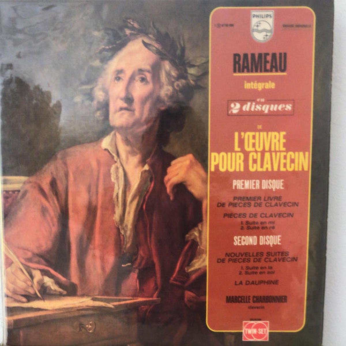 Rameau / Marcelle Charbonnier - L' uvre Pour Clavecin 2LP