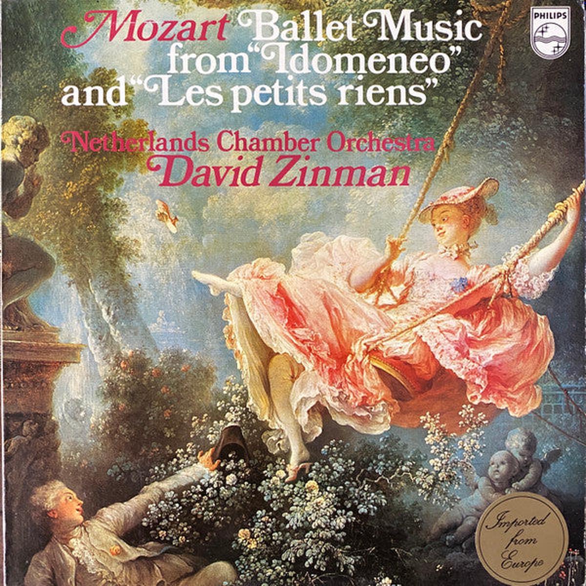 Wolfgang Amadeus Mozart Ballet Music From "Idomeneo" And "Les Petits Riens" LP