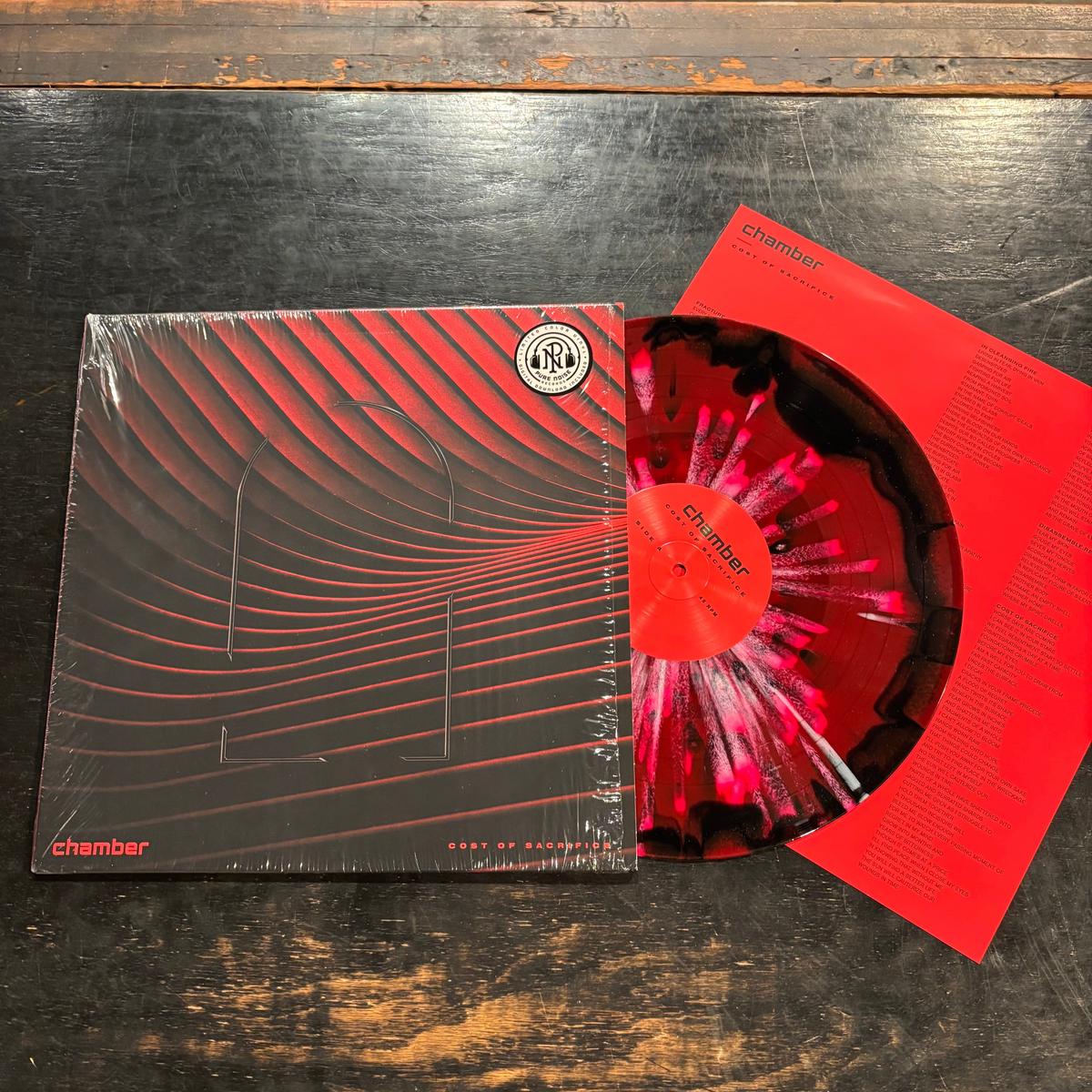 Chamber - Cost Of Sacrifice [(2020) Used Red, Black & White Splatter Vinyl LP]