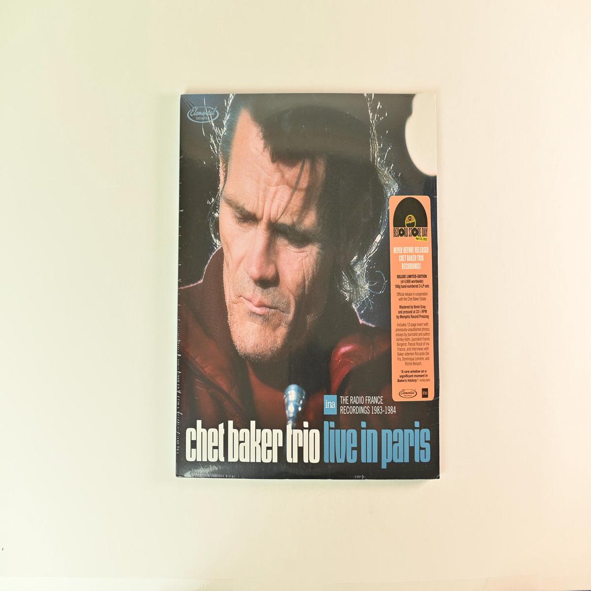 Chet Baker Trio - Live In Paris The Radio France Recordings 1983-1984 on Elemental RSD 2022 Lt Numbered Sealed