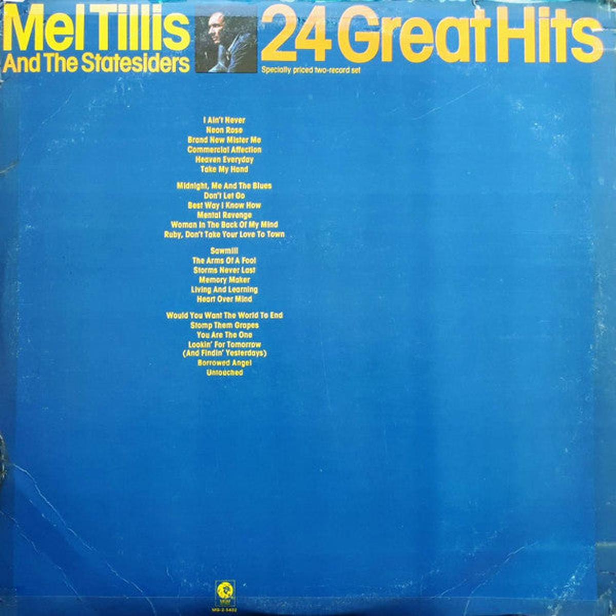 Mel Tillis - 24 Great Hits By Mel Tillis And The Statesiders