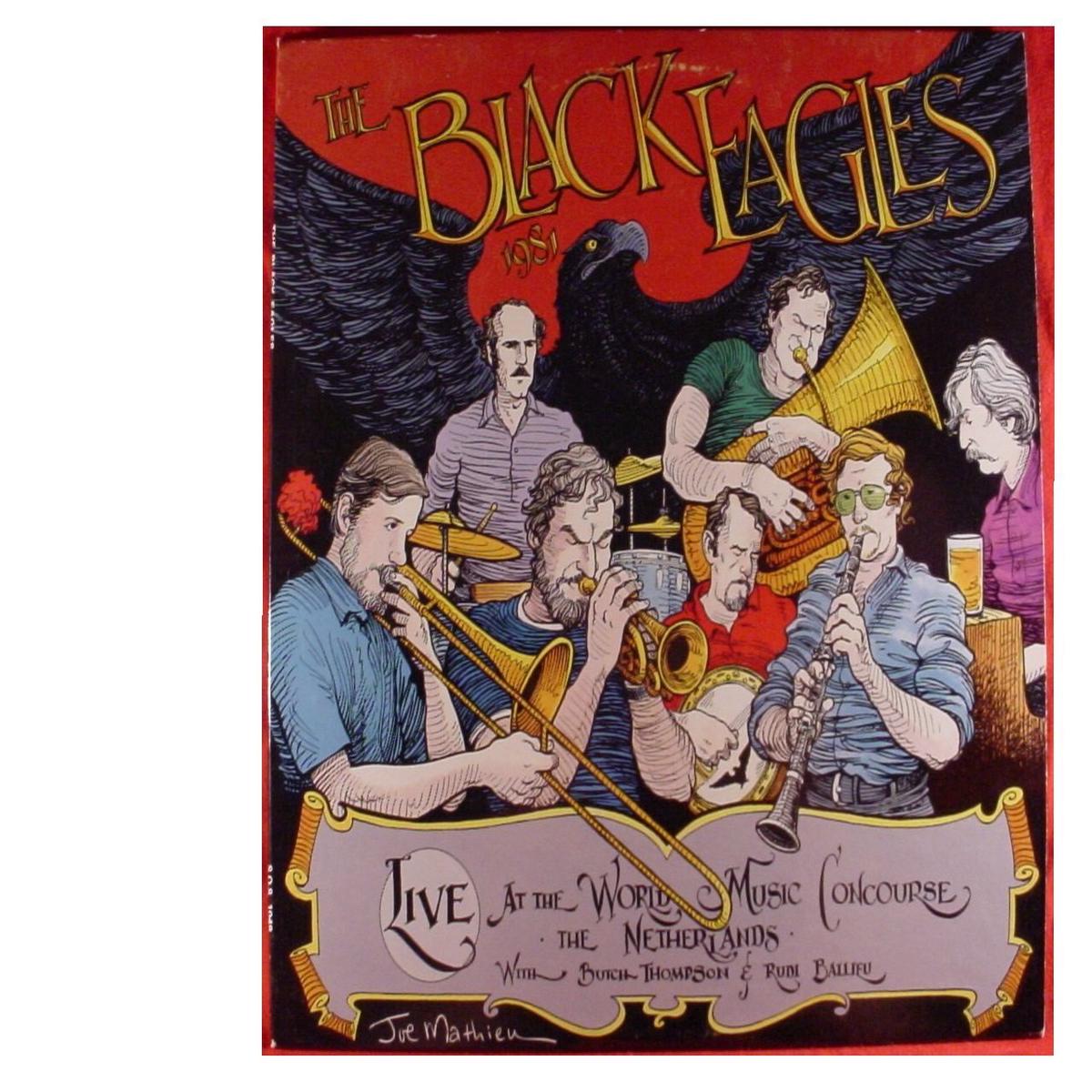 The Black Eagle Jazz Band  The Black Eagles 1981 LP