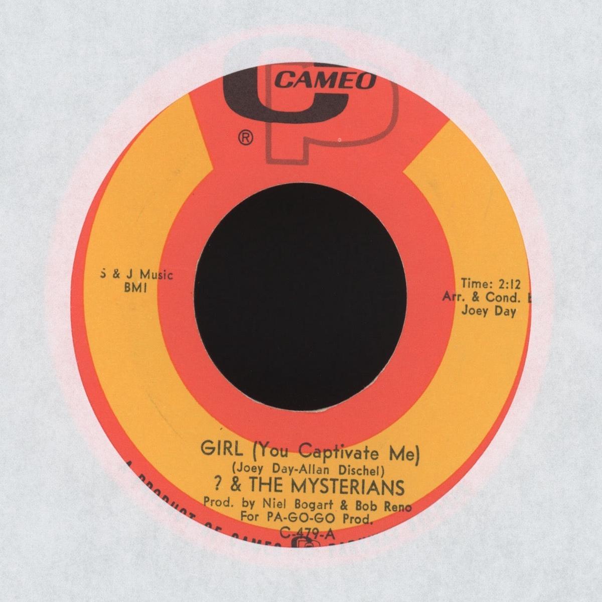 The Mysterians - Girl (You Captivate Me) on Cameo Parkway Garage Fuzz 45