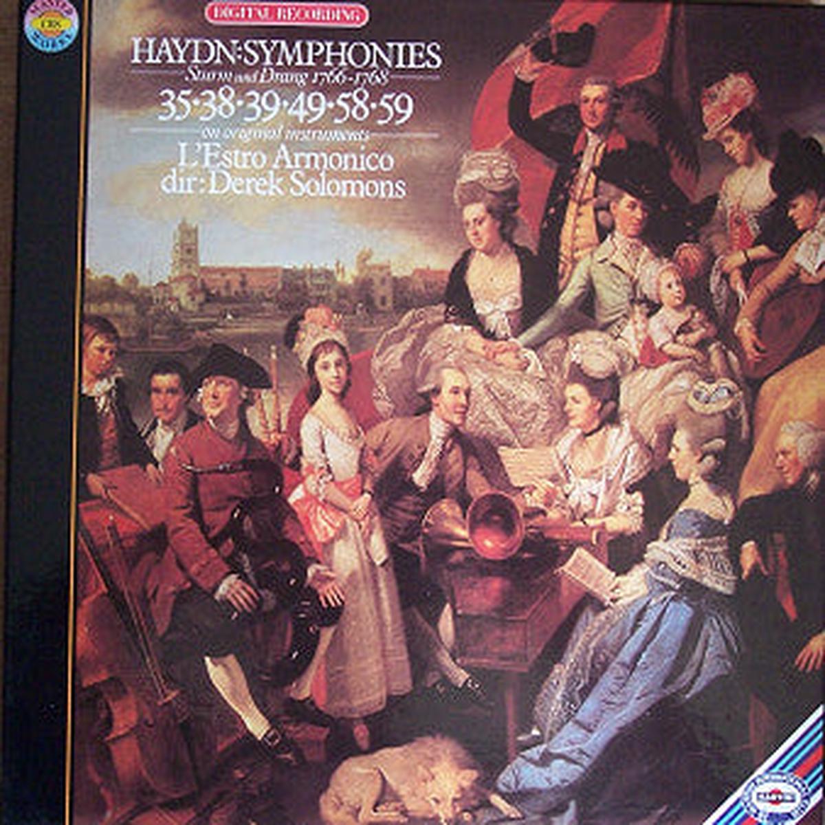 Haydn / L'Estro Armonico, Derek Solomons - Symphonies 35-38-39-49-58-59 (3LP)