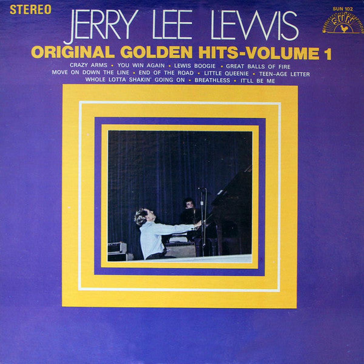 Jerry Lee Lewis Original Golden Hits - Volume 1 LP